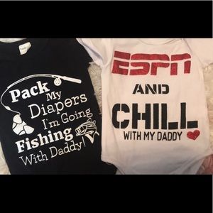 3-6 Months Daddy onsies